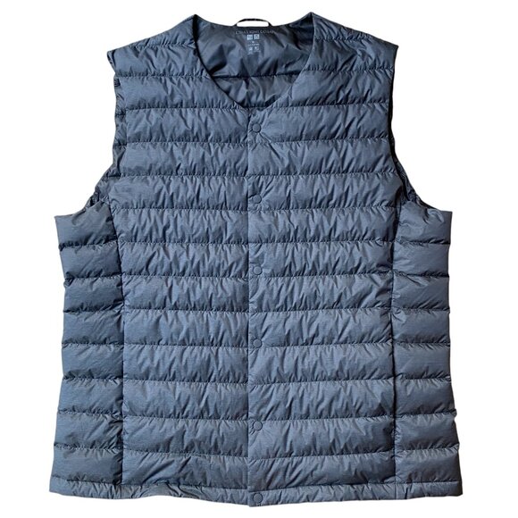 Uniqlo Ultra Light Down Puffer Vest Packable Gorpcore Hiking Water Repellant-XL